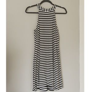 Express Striped Halter Dress S